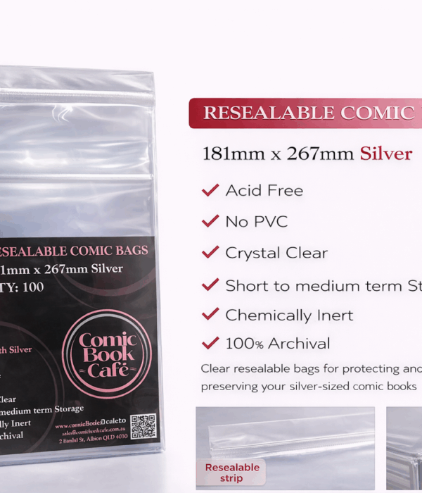 Resealable Comic Bags - Silver